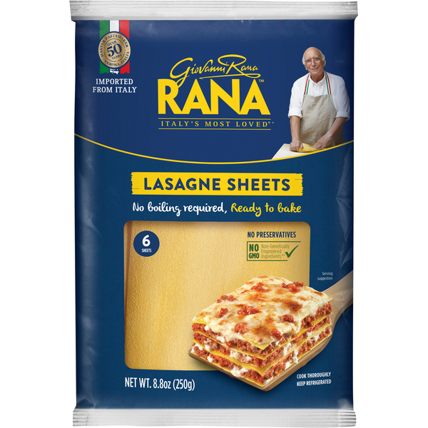 Dry Pasta Rana Lasagne Sheets hero