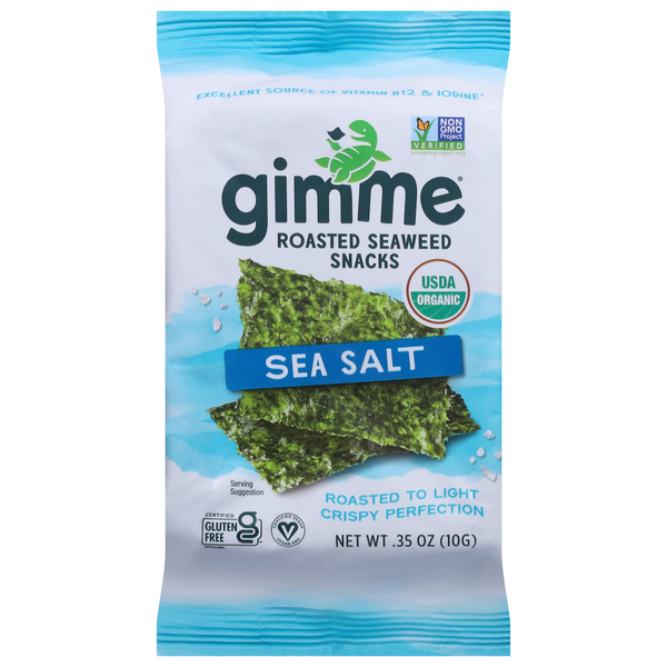 Asian Foods gimMe Roasted Seaweed Snacks, Sea Salt hero