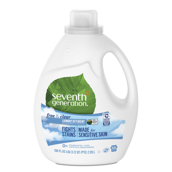 Laundry Seventh Generation Liquid Laundry Detergent Free & Clear hero