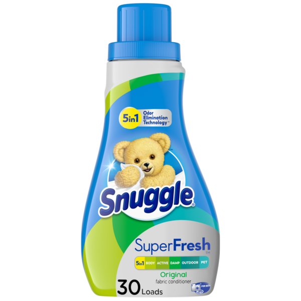 Laundry Snuggle Liquid Fabric Softener SuperFresh Original hero