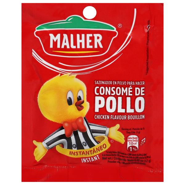 Spices & Seasonings Malher Bouillon, Chicken Flavour, Instant hero