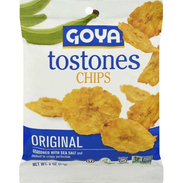 Chips & Pretzels Goya Chips, Tostones, Original hero