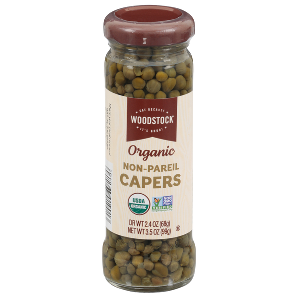 WOODSTOCK Capers, Organic, Non-Pareil hero