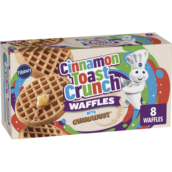 Pillsbury Cinnamon Toast Crunch Frozen Waffles hero