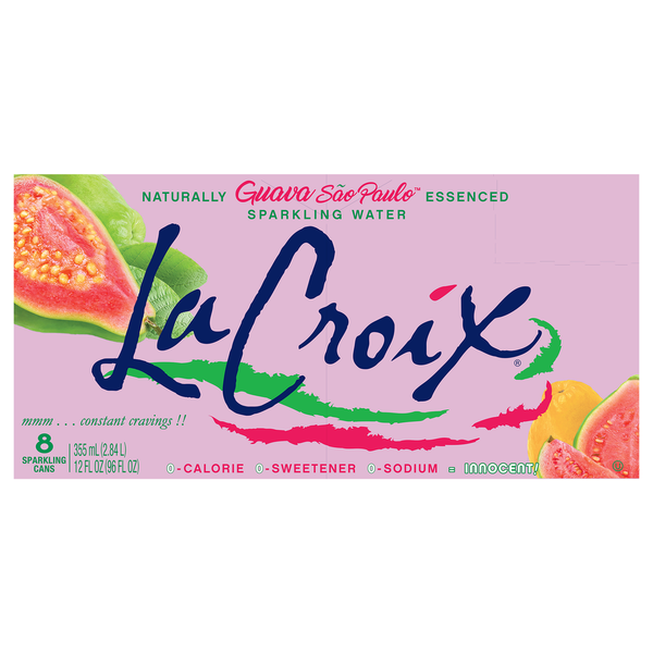 Water, Seltzer & Sparkling Water LaCroix Sparkling Water, Guava Sao Paulo hero