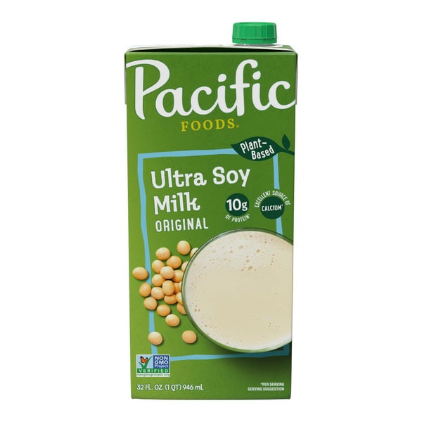 Soy & Lactose-Free Pacific Foods Original Ultra Soy Milk hero