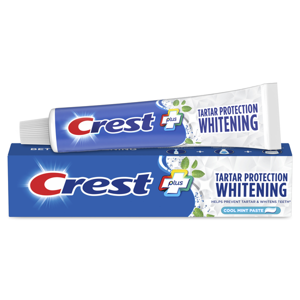 Oral Care Crest Tartar Protection Toothpaste, Whitening Cool Mint hero