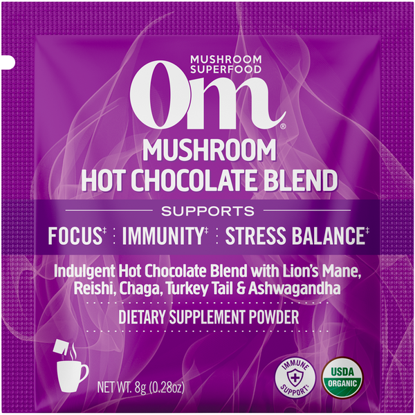 Coffee Om Mushroom Hot Chocolate Blend, Single Packet hero