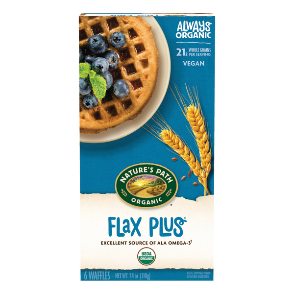 Frozen Breakfast Nature's Path Flax Plus Waffles hero