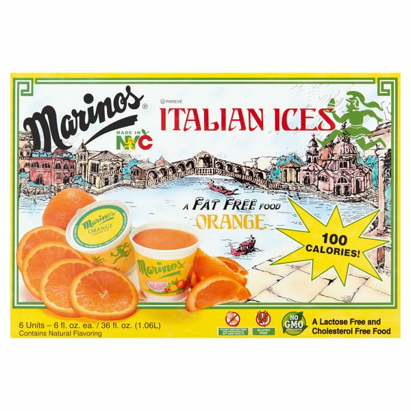 Ice Cream & Ice Marinos Orange Italian Ices hero