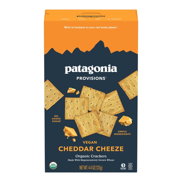 Crackers Patagonia Provisions Organic Crackers, Vegan Cheddar Cheeze hero