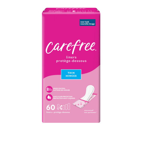 Feminine Care Carefree Acti-Fresh Thin Pantiliners To Go, Unscented hero