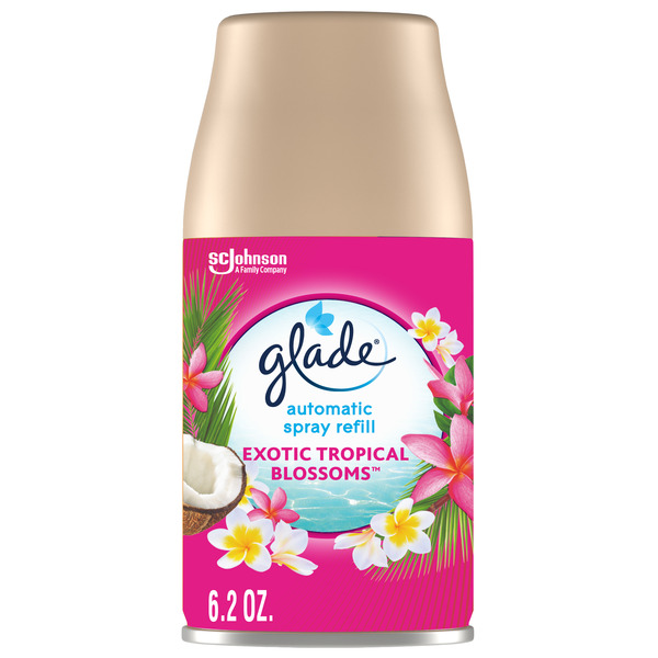 Air Fresheners & Candles Glade Automatic Spray Air Freshener Refill, Exotic Tropical Blossoms hero