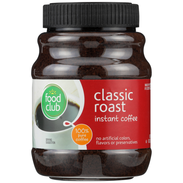 Coffee Food Club 100% Pure Classic Roast Instant Coffee hero