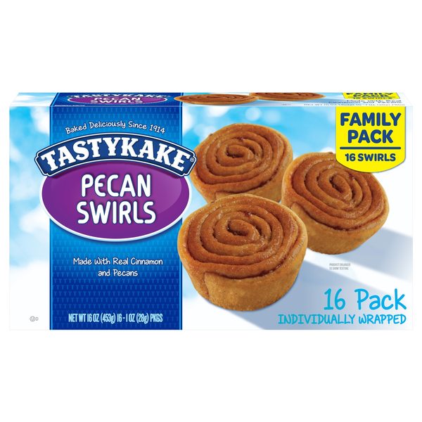 Cookies & Cakes Tastykake Pecan Swirls hero