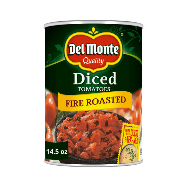 Canned & Jarred Vegetables Del Monte Fire Roasted Diced Canned Tomatoes hero