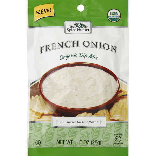 Spices & Seasonings The Spice Hunter Dip Mix, Organic, French Onion hero