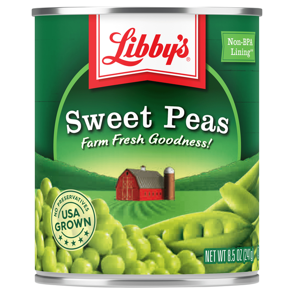 Canned/Jarred Vegetables Libby's Peas, Sweet hero