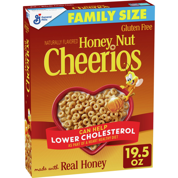 Cereal Honey Nut Cheerios Gluten-Free Breakfast Cereal hero