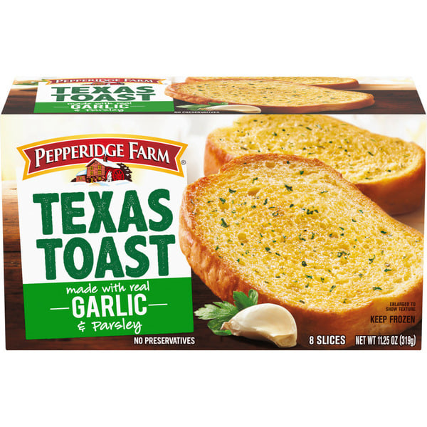 Frozen Breads & Doughs Pepperidge Farm Texas Toast Garlic Bread hero