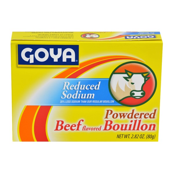 Latino Foods Goya Powdered Beef Flavored Bouillon, Reduced Sodium hero