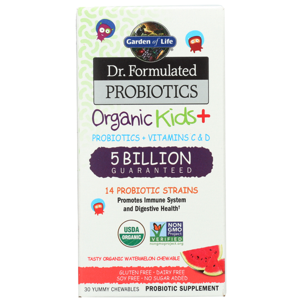 Vitamins & Supplements Garden of Life Dr. Form Prob Org Kid's Cooler Waterm hero