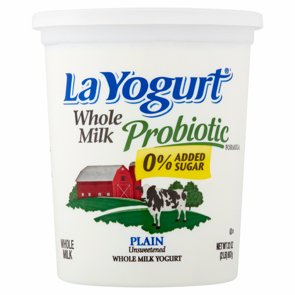 Yogurt/Kefir La Yogurt Probiotic Unsweetened Plain Whole Milk Yogurt hero