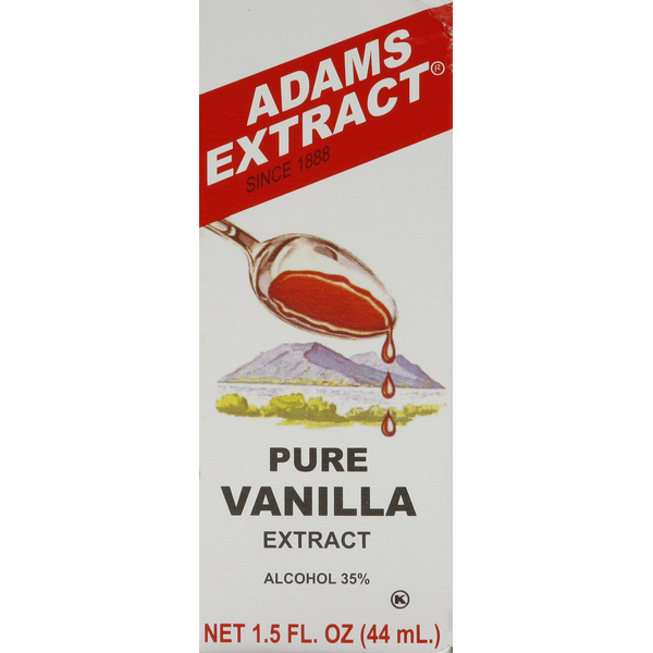 Baking Ingredients Adams Extract Vanilla Extract, Pure hero