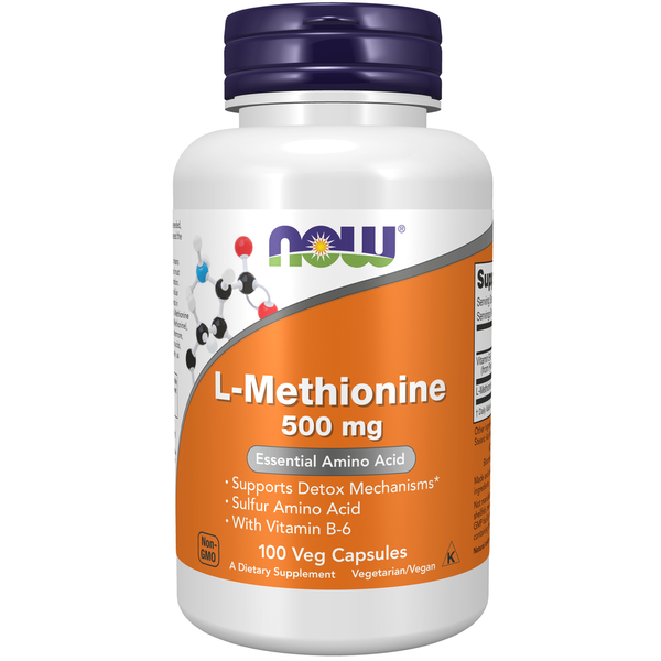 Vitamins & Minerals NOW L Methionine Capsules hero