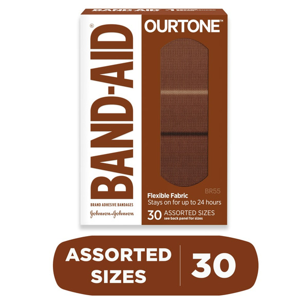 BAND-AID Ourtone Adhesive Bandages, Br55 hero