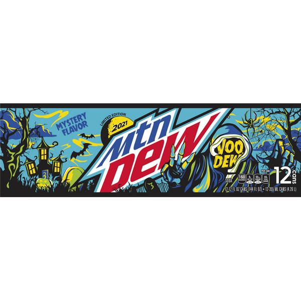 Soft Drinks Mountain Dew Soda, Mystery Flavor, Voo Dew hero