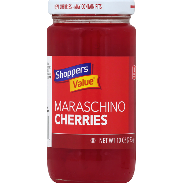 Fresh Fruits Shoppers Value Cherries, Maraschino hero