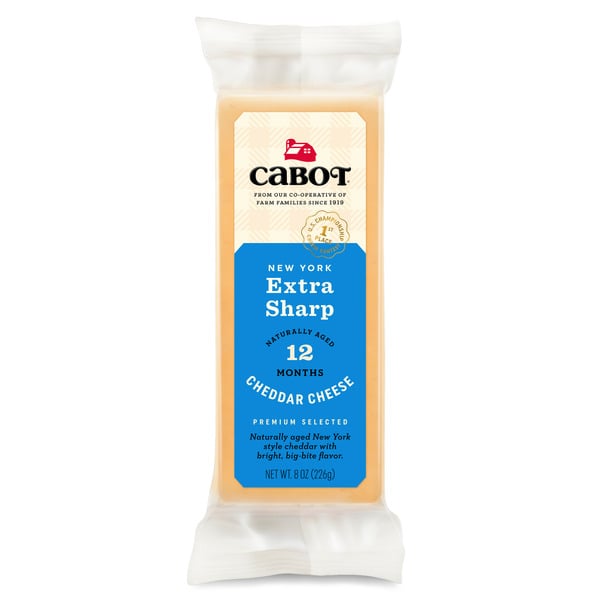 Packaged Cheese Cabot New York Extra Sharp Cheddar Cheese hero