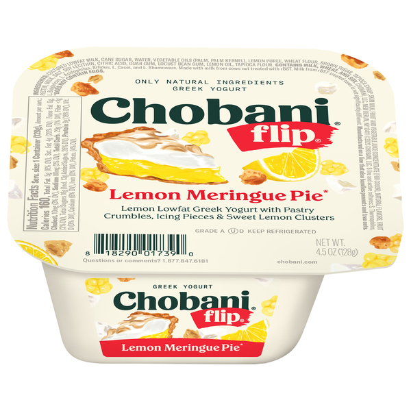 Yogurt Chobani Yogurt, Greek, Lemon Meringue Pie hero