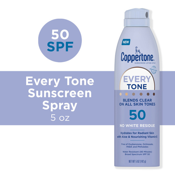 Body Lotions & Soap Coppertone Every Tone Sunscreen Spray SPF 50 hero