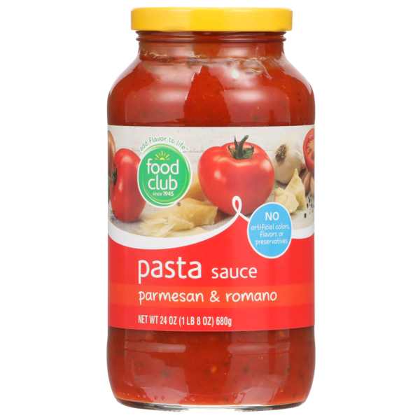 Pasta Sauce Food Club Parmesan & Romano Pasta Sauce hero