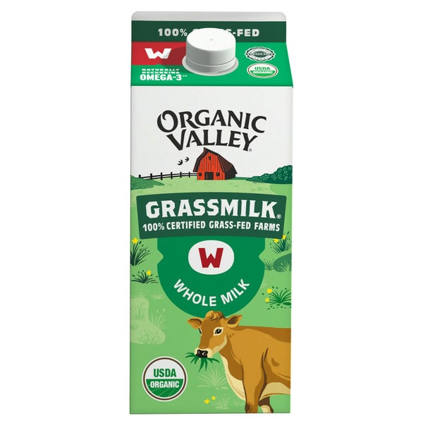 Organic Valley 100% Grass Fed, Organic Whole Milk hero