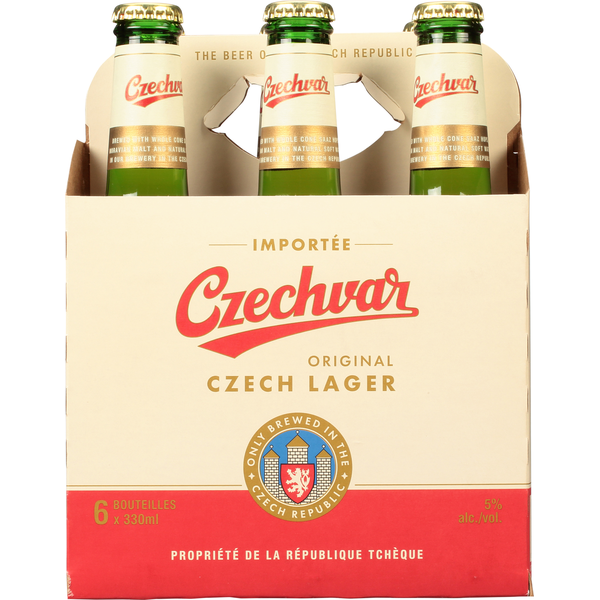 Beers & Coolers Czechvar Beer, Czech Lager, Original hero