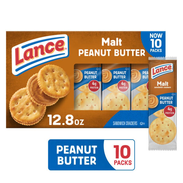 Crackers Lance Malt with Peanut Butter Sandwich Crackers hero