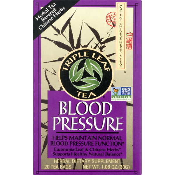 Tea Triple Leaf Blood Pressure Tea - 20 CT hero