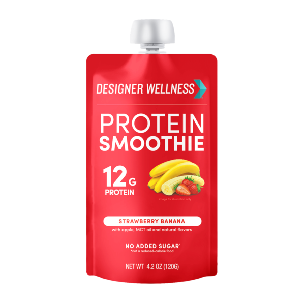 Designer Wellness Protein Smoothie, Strawberry Banana hero