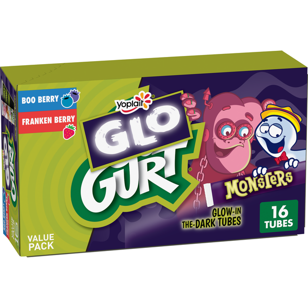 Yogurt Go-Gurt Gluten Free Berry and Strawberry Kids Fat Free Yogurt Tubes hero