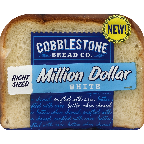 Bread Cobblestone Bread Co Bread, White, Million Dollar hero