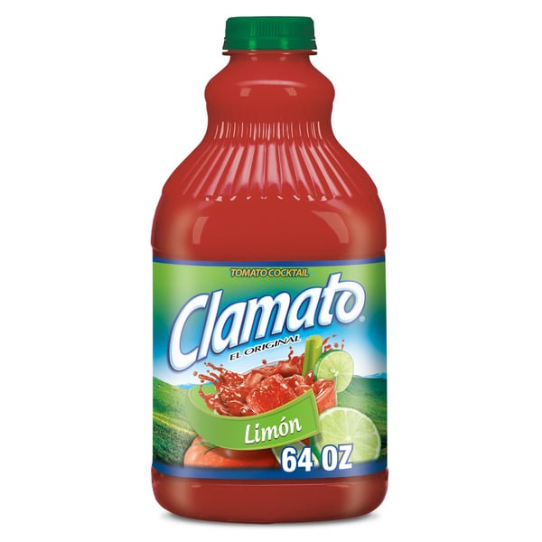 Juice & Nectars Clamato Limon Tomato Cocktail hero