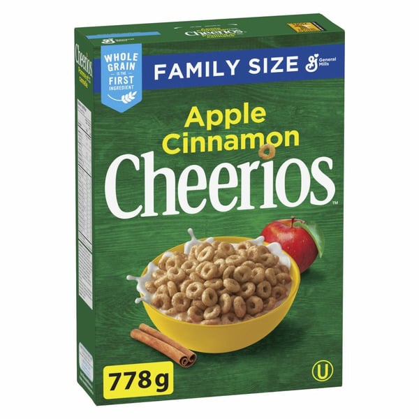 Cereal Cheerios Apple Cinnamon Cereal, Family Size hero