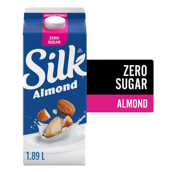 Natural Value Silk Almond Beverage, Zero Sugar Original, Dairy-Free hero