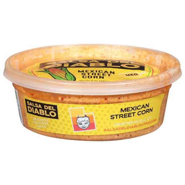 Fresh Dips & Tapenades Salsa Joe L. Diablo Salsa, Mexican Sweet Corn, Medium hero