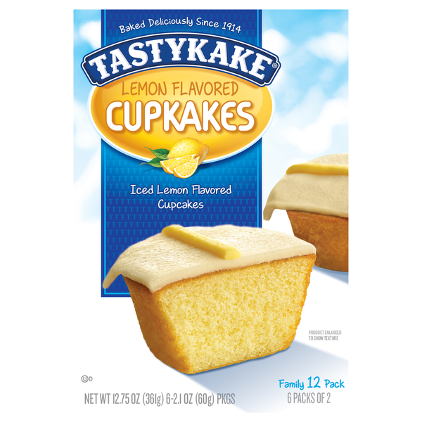 Cookies & Cakes Tastykake Limited Edition Lemon Cupcakes hero