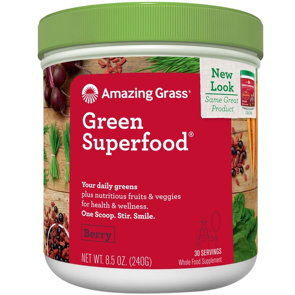 Other Superfoods & Green Foods Amazing Grass Greens Blend Superfood, Berry hero