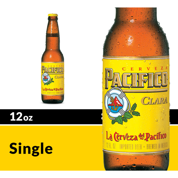 Beers & Coolers Pacifico Clara Mexican Lager Import Beer Bottle hero